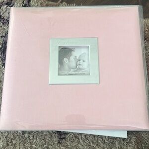 12x12 Pink scrapbook with 12 extra page refills!